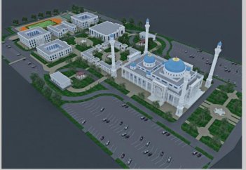 ТҮРКІСТАН: 5 мыңнан астам адам құлшылық ететін ерекше мешіт салынуда