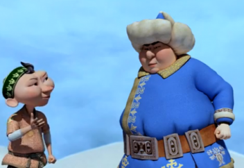 Рахмет, ұлдарына Қалидың