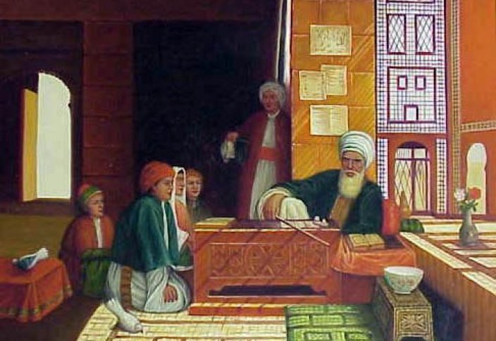 Абу Ханифа и его ученик Абу Юсуф