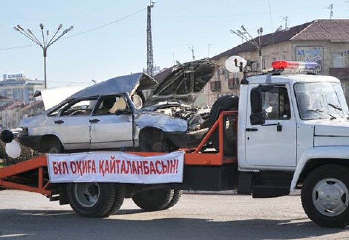 Қазақстан жолдарында он жылдың ішінде бір қаланың xалқы қайтыс болды