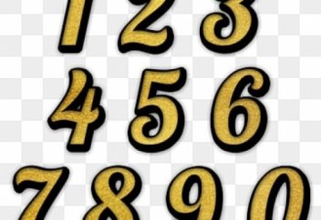 Начертание арабских цифр происходит от количества содержащихся в них углах