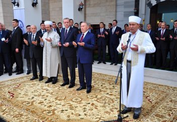 Қазақстан мен Түркия басшылары жаңа мешіттің ашылуына қатысты (фото)