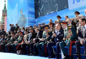 Елбасы Мәскеудегі әскери парадқа қатысты